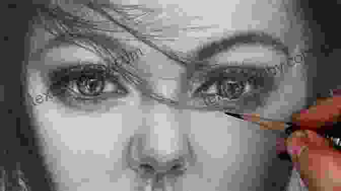 A Detailed Pencil Drawing Of A Human Face, Showcasing Intricate Shading And Realistic Proportions. Art Sparks: Draw Paint Make And Get Creative With 53 Amazing Projects