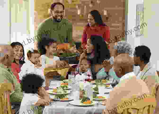 A Family Gathered Around A Thanksgiving Dinner Table, Sharing Food And Laughter. What Is Thanksgiving Day? Margot Parker