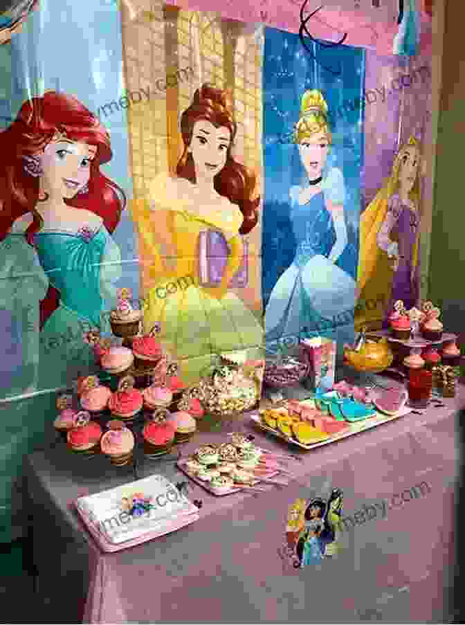 A Group Of Diverse Children Celebrating A Birthday With A Princess Themed Party Happy Birthday To You Princess