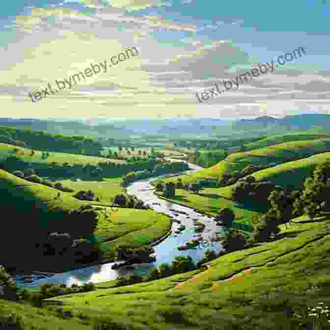 A Vibrant Acrylic Painting Of A Colorful Landscape, Capturing The Beauty Of Rolling Hills And A Serene Sky. Art Sparks: Draw Paint Make And Get Creative With 53 Amazing Projects