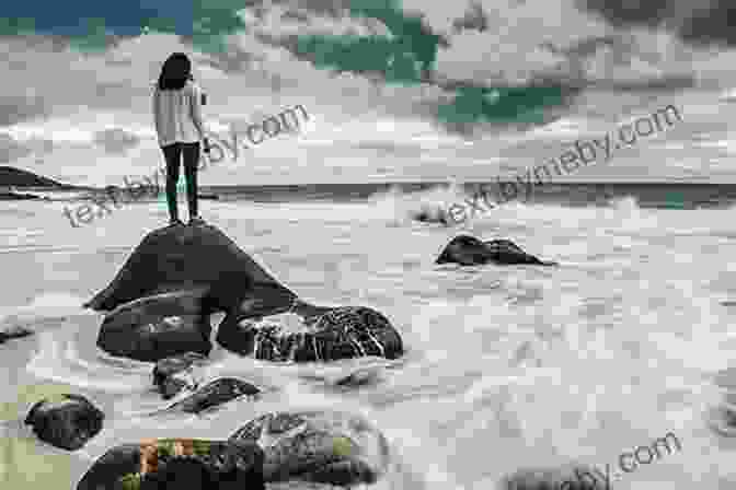 A Woman Sitting On A Rock By The Ocean, Looking Out At The Horizon. In Search Of Peace: A Prequel To The Horses Know Trilogy (Prequels To The Horses Know Trilogy)