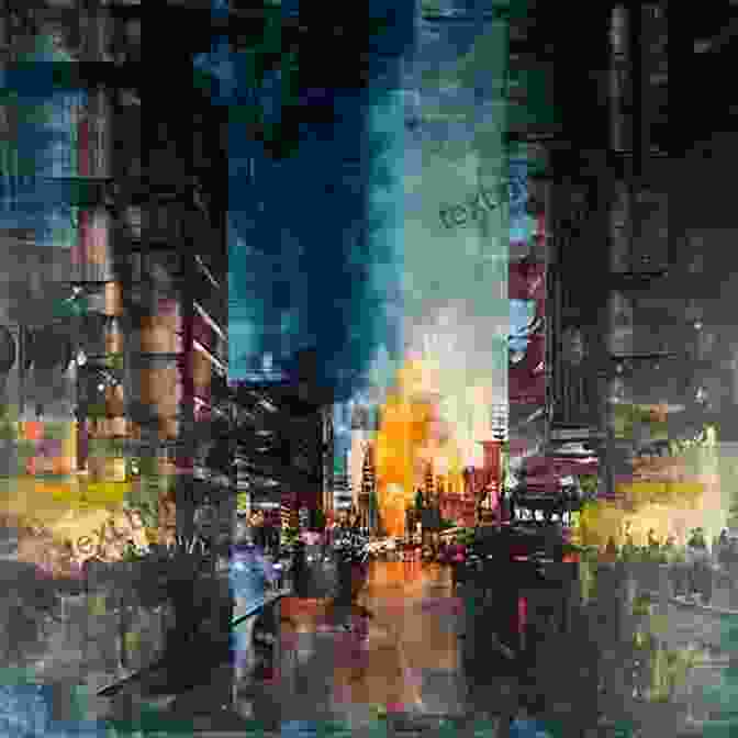 Abstracted Cityscape Painting Capturing The Energy And Dynamism Of Urban Life Artist Eugene J Martin S 2001 Acrylic Paintings On Canvas Part 1