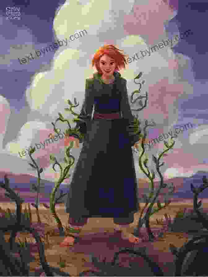 An Illustration Of Princess Rosethorn Surrounded By A Whirlwind Of Leaves And Flowers Rose Daughter Robin McKinley