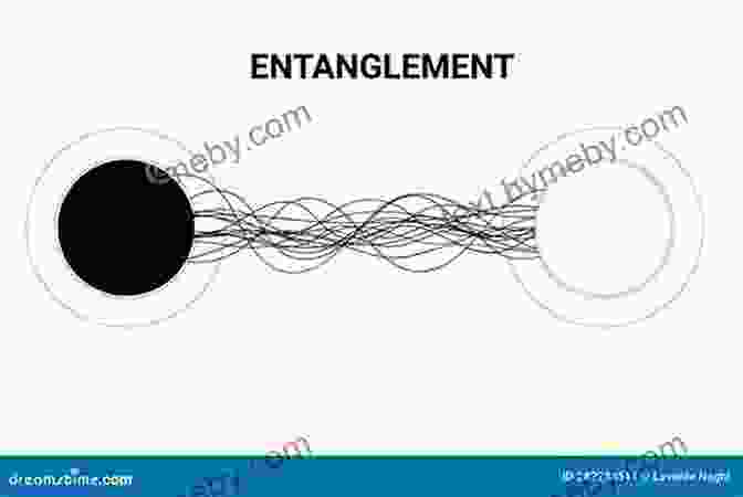 An Illustration Of Two Entangled Particles Connected By A Glowing Line, Representing Their Shared Fate The Ascent Of Gravity: The Quest To Understand The Force That Explains Everything