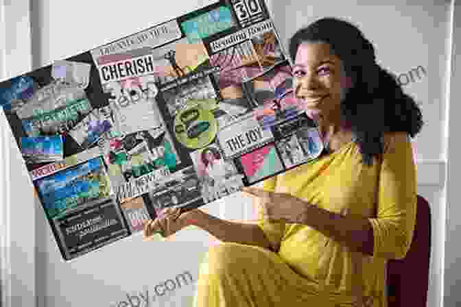 Black Woman Holding A Vision Board While Visualizing Her Goals The Best Vision Board Pictures For Black Women: Over 300 Powerful Images To Cut And Paste 30+ Magazines Condensed And Categorized Into One Mega Clip Art (Vision Board Supplies)