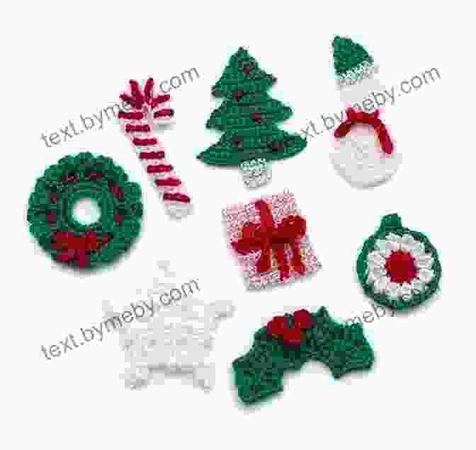 Intricate Crochet Pattern Showcasing Holiday Motifs Crochet Pattern Holiday Dishcloths PA900 R