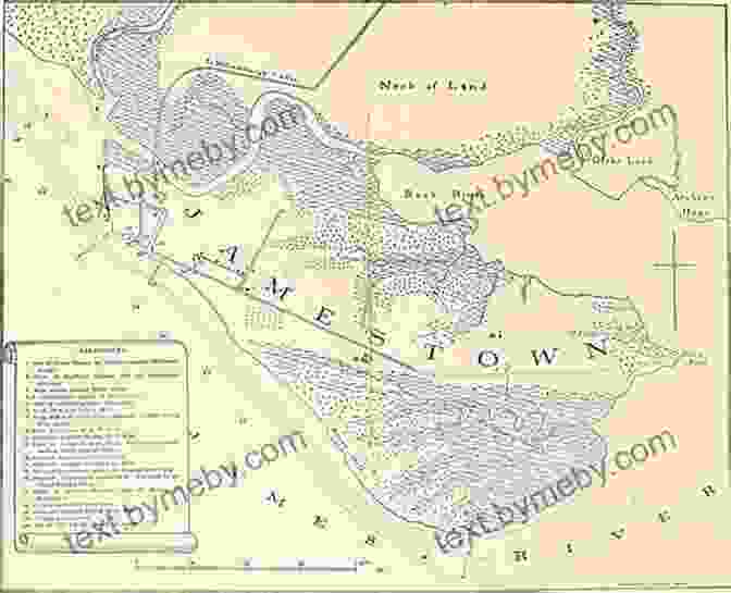 Map Of James Towne Settlement James Towne: Struggle For Survival