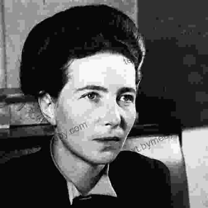 Portrait Of Simone De Beauvoir, A Renowned French Philosopher And Feminist, Captured In A Vintage Black And White Photograph. Simone De Beauvoir (Little People BIG DREAMS 23)