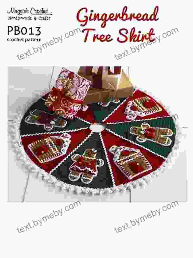 The Crochet Pattern Bread Tree Skirt Pb013 Is A Beautiful And Festive Way To Decorate Your Home For The Holidays. Crochet Pattern G Bread Tree Skirt PB013 R