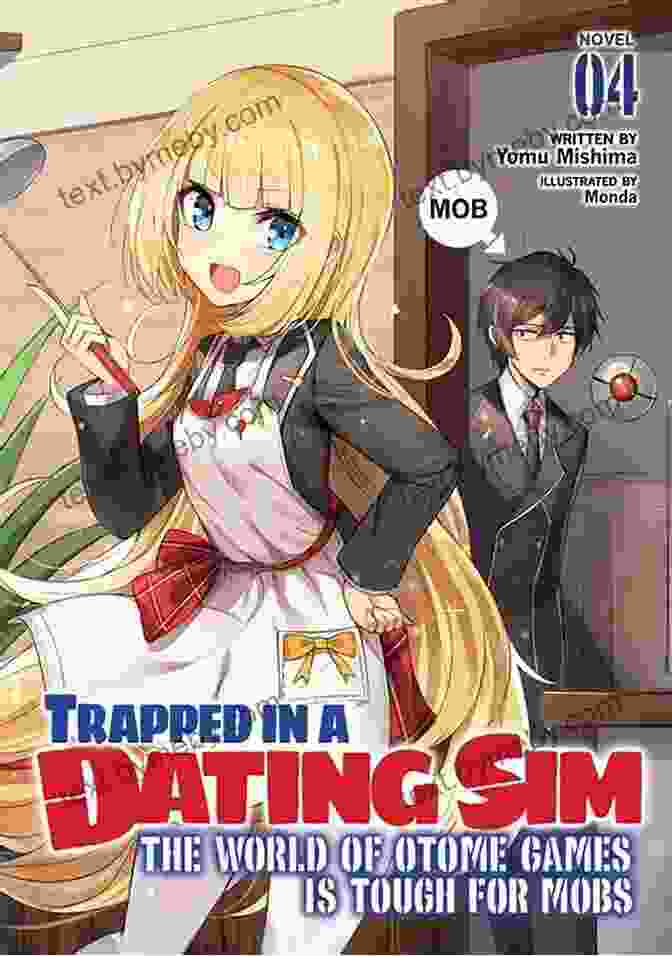 Trapped In Dating Sim Book Cover Featuring An Anime Style Girl Trapped In A Heart Shaped Video Game Controller Trapped In A Dating Sim: The World Of Otome Games Is Tough For Mobs (Light Novel) Vol 4