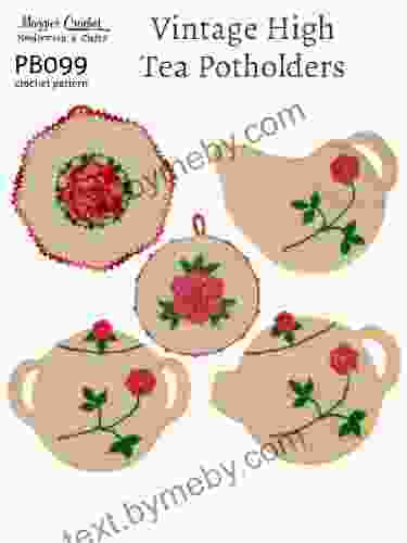 Crochet Pattern Vintage High Tea Potholders PB099 R