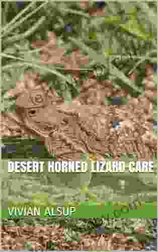 Desert Horned Lizard Care Vivian Alsup