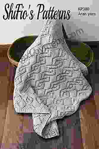 Knitting Pattern KP380 baby afghan blanket baby blanket pattern in aran yarn