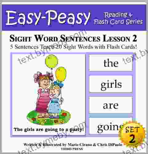 Sight Word Sentences Set 2 Lesson 2: 5 Sentences Teach 20 Sight Words With Flash Cards (Learn To Read Sight Words SET 2)